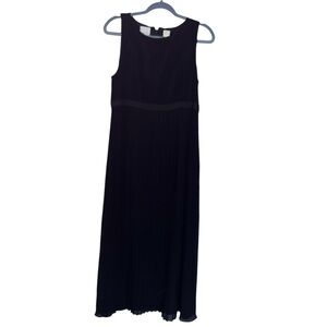 Vintage Liz Claiborne maxi dress Liz Now size 10 black sleeveless formal classy